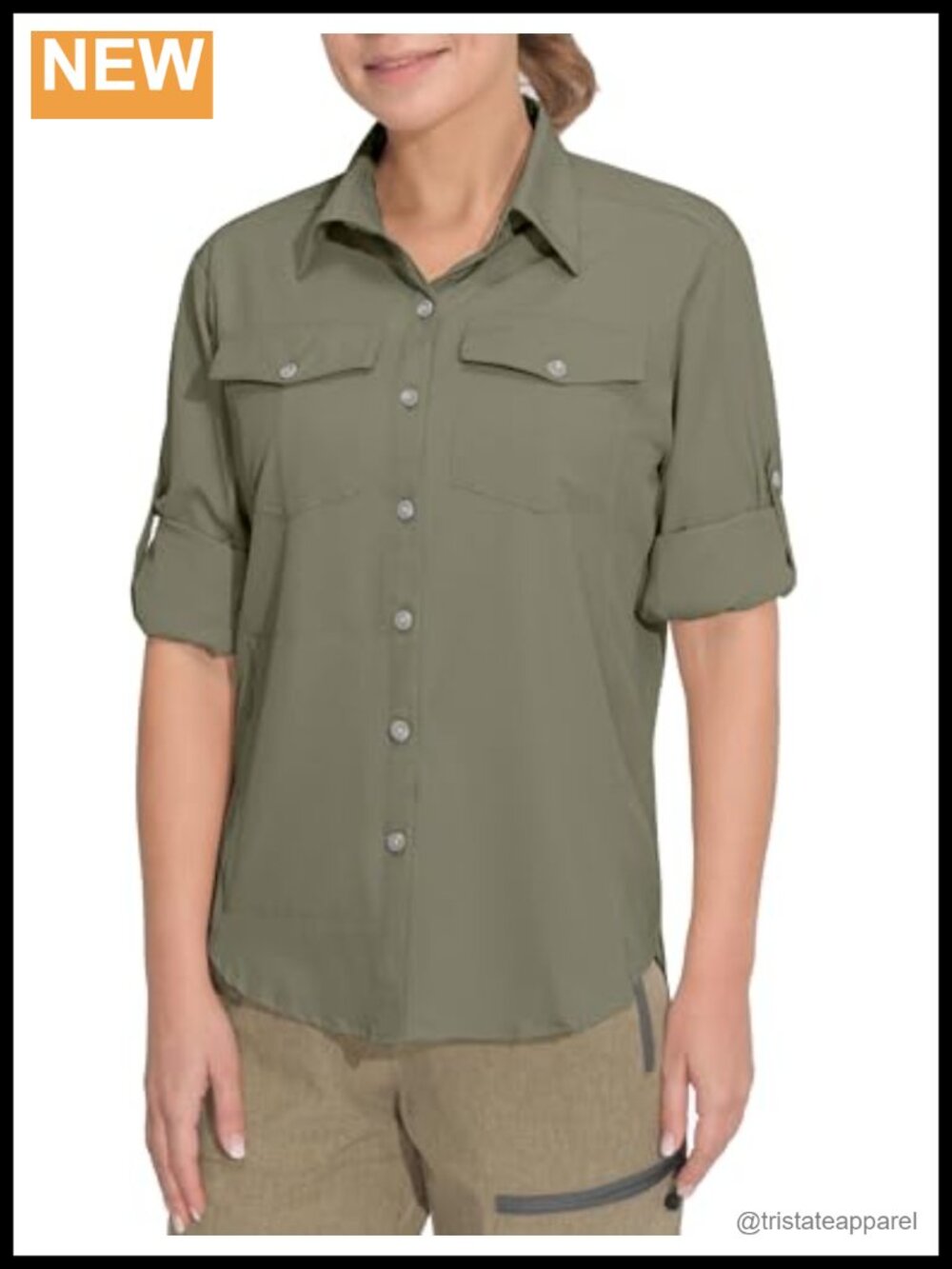 Little Donkey Andy Womens Quick Dry Long Sleeve Shirt UPF 50+